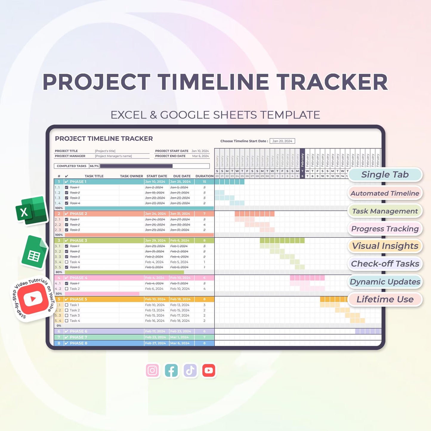 Project Timeline Tracker