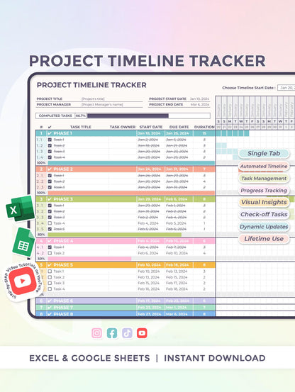 Project Timeline Tracker